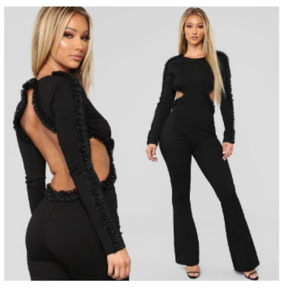 Fashion Nova Pants - Backless jumpsuit
